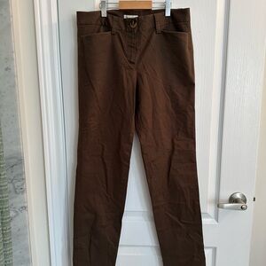 Massimo Dutti Olive Green Trousers